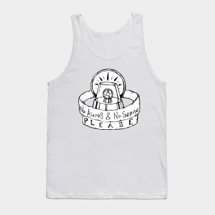 Radiohead - No Surprises - Illustrated Lyrics Tank Top